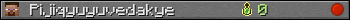 Pijiqyuyuvedakye userbar 350x20