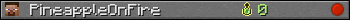 PineappleOnFire userbar 350x20