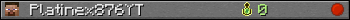 Platinex876YT userbar 350x20