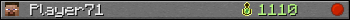 Benutzerleisten 350x20 für Player71