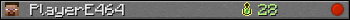 PlayerE464 userbar 350x20
