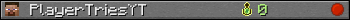 PlayerTriesYT userbar 350x20