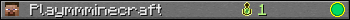 Playmmminecraft userbar 350x20