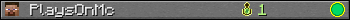 PlaysOnMc userbar 350x20