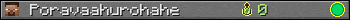 Poravaahurohahe userbar 350x20