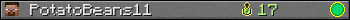 PotatoBeans11 userbar 350x20