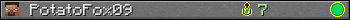 PotatoFox09 userbar 350x20