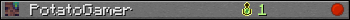 PotatoGamer userbar 350x20