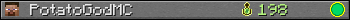 PotatoGodMC userbar 350x20