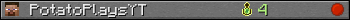 PotatoPlaysYT userbar 350x20