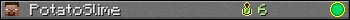 PotatoSlime userbar 350x20