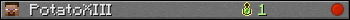 PotatoXIII userbar 350x20