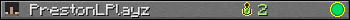 PrestonLPlayz userbar 350x20