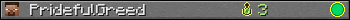 PridefulGreed userbar 350x20