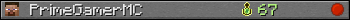 PrimeGamerMC userbar 350x20