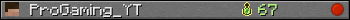 ProGaming_YT userbar 350x20