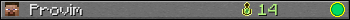 Provim userbar 350x20