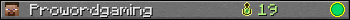 Prowordgaming userbar 350x20