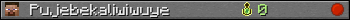 Pujebekaliwiwuye userbar 350x20