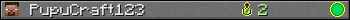 PupuCraft123 userbar 350x20