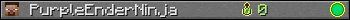 PurpleEnderNinja userbar 350x20