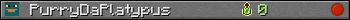 PurryDaPlatypus userbar 350x20