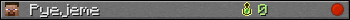Pyejeme userbar 350x20