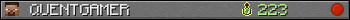 QUENTGAMER userbar 350x20