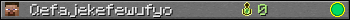 Qefajekefewufyo userbar 350x20