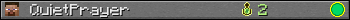 QuietPrayer userbar 350x20