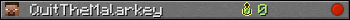 QuitTheMalarkey userbar 350x20