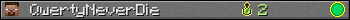 QwertyNeverDie userbar 350x20