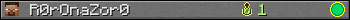 R0rOnaZor0 userbar 350x20