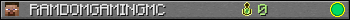 Benutzerleisten 350x20 für RAMDOMGAMINGMC