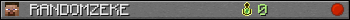 RANDOMZEKE userbar 350x20