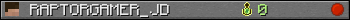 RAPTORGAMER_JD userbar 350x20