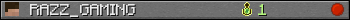 RAZZ_GAMING userbar 350x20