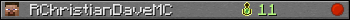 RChristianDaveMC userbar 350x20