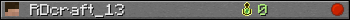 RDcraft_13 userbar 350x20