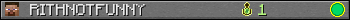 RITHNOTFUNNY userbar 350x20