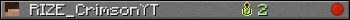 RIZE_CrimsonYT userbar 350x20