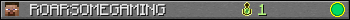 ROARSOMEGAMING userbar 350x20