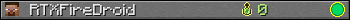 RTXFireDroid userbar 350x20