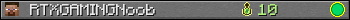 RTXGAMINGNoob userbar 350x20