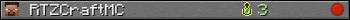 RTZCraftMC userbar 350x20