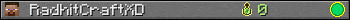 RadhitCraftXD userbar 350x20