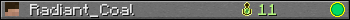 Radiant_Coal userbar 350x20