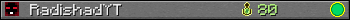 RadishadYT userbar 350x20