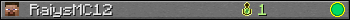 RaiysMC12 userbar 350x20