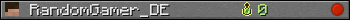 RandomGamer_DE userbar 350x20